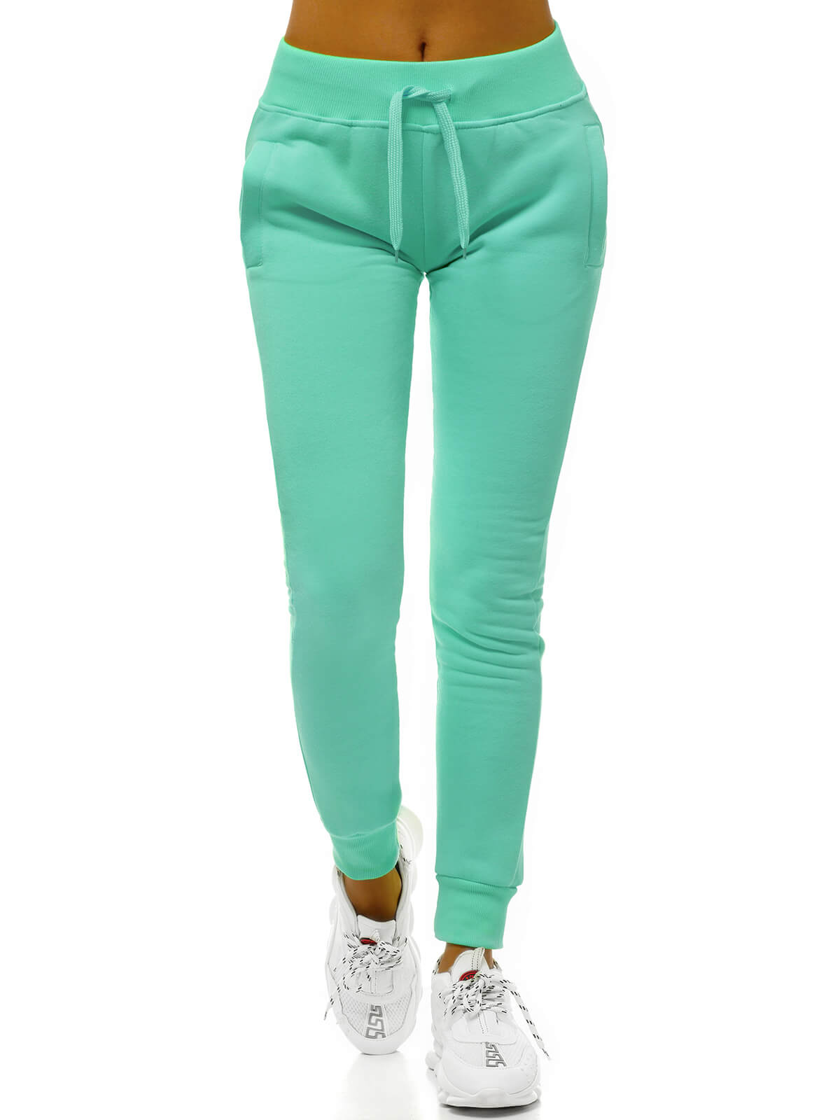 Women's Sweatpants - neon green OZONEE JS/CK01/31Z - Men's