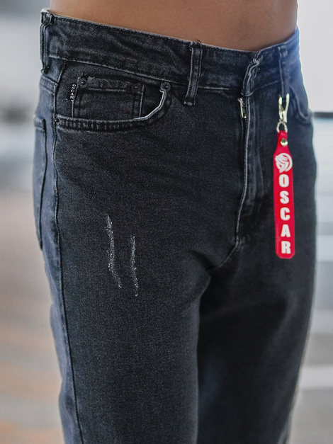 Pánské Kalhoty Jogger Grafitové OZONEE DO/6116/2