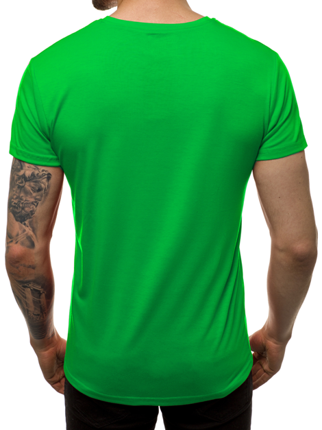 Pánské Tričko Zelené OZONEE JS/712005 