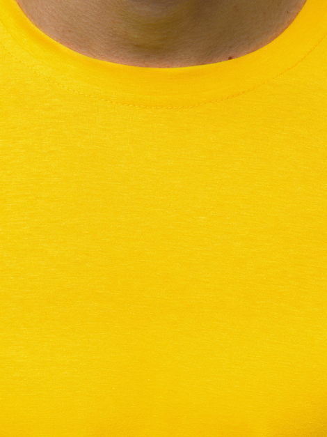 Pánské Tričko světle žluté OZONEE JS/712005/33