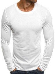 J.Style 2088 Pánské Tričko S Dlouhým Rukávem Bílé