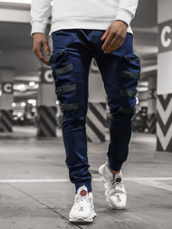 Pánské Kalhoty Jogger Námořnické Modré OZONEE G/11132