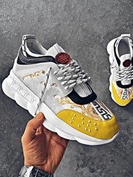 Pánské Sneakery bílo-žluté OZONEE G/2020