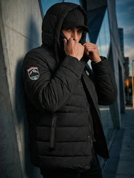 Pánská Bunda Černá OZONEE JS/31M5081/392