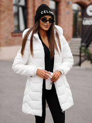 Dámská Bunda Bílá OZONEE JS/16M9121/281Z