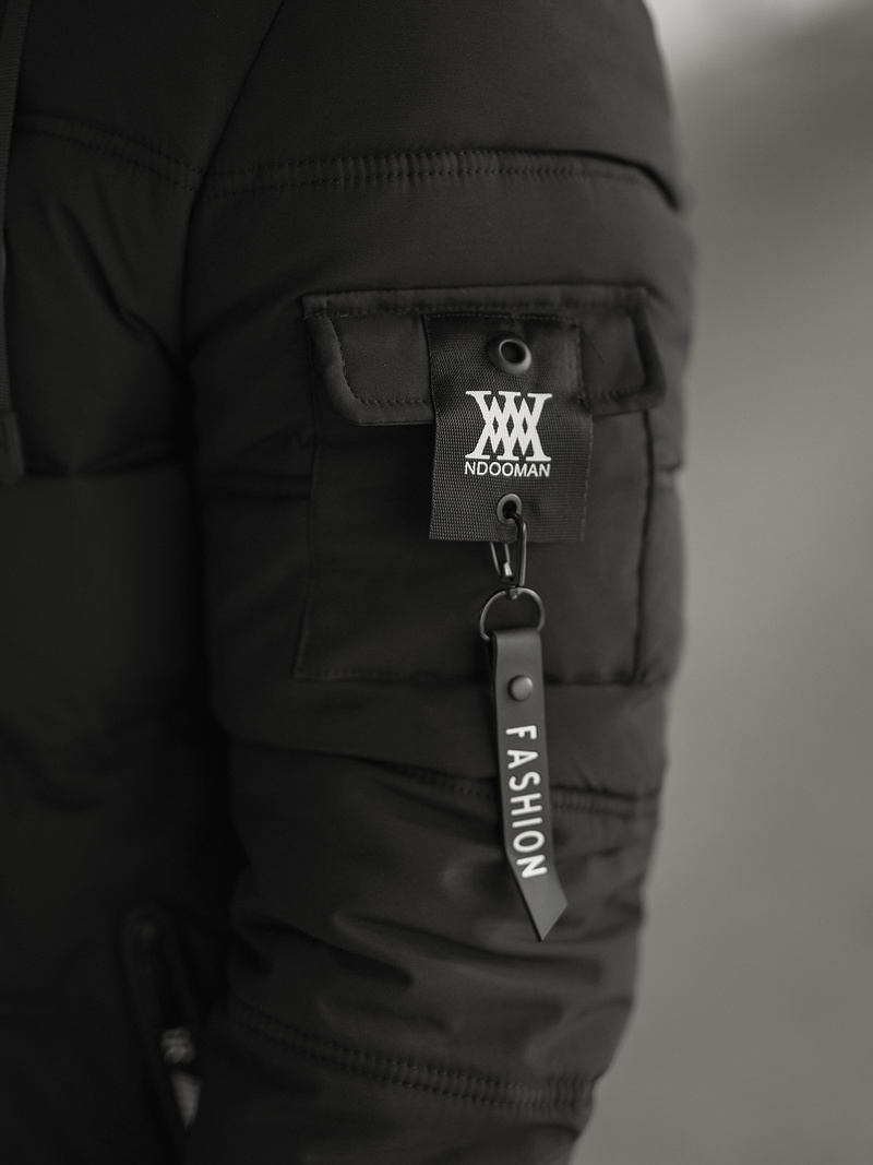 Pánská Bunda Černá OZONEE JS/57M7501/392Z