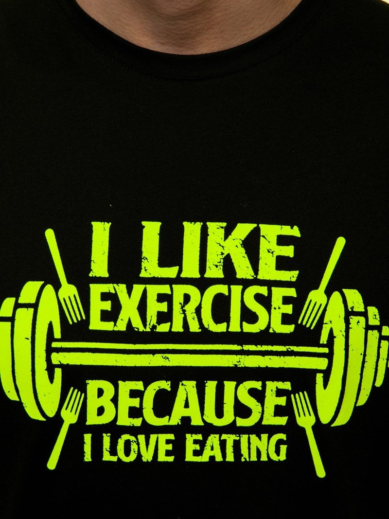 Pánské Tílko černo-žluté OZONEE MACH/M1210Z