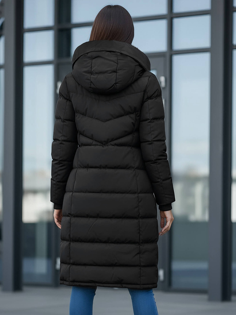 Dámská Bunda Černá OZONEE JS/M736/392Z