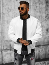 Pánská Bunda Bílá OZONEE N/7110/8