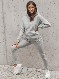 Dámská dvoudílná tepláková souprava Šedý OZONEE JS/68C20382/2