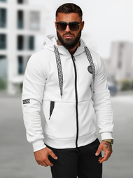 Pánská Tepláková Souprava Bílo-Černé OZONEE O/LN11887