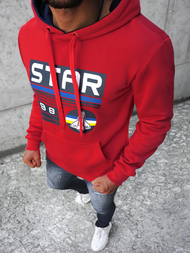 Pánská Mikina Červená OZONEE JS/Y10055