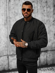 Pánská Bunda Černá OZONEE JS/84M3020/392