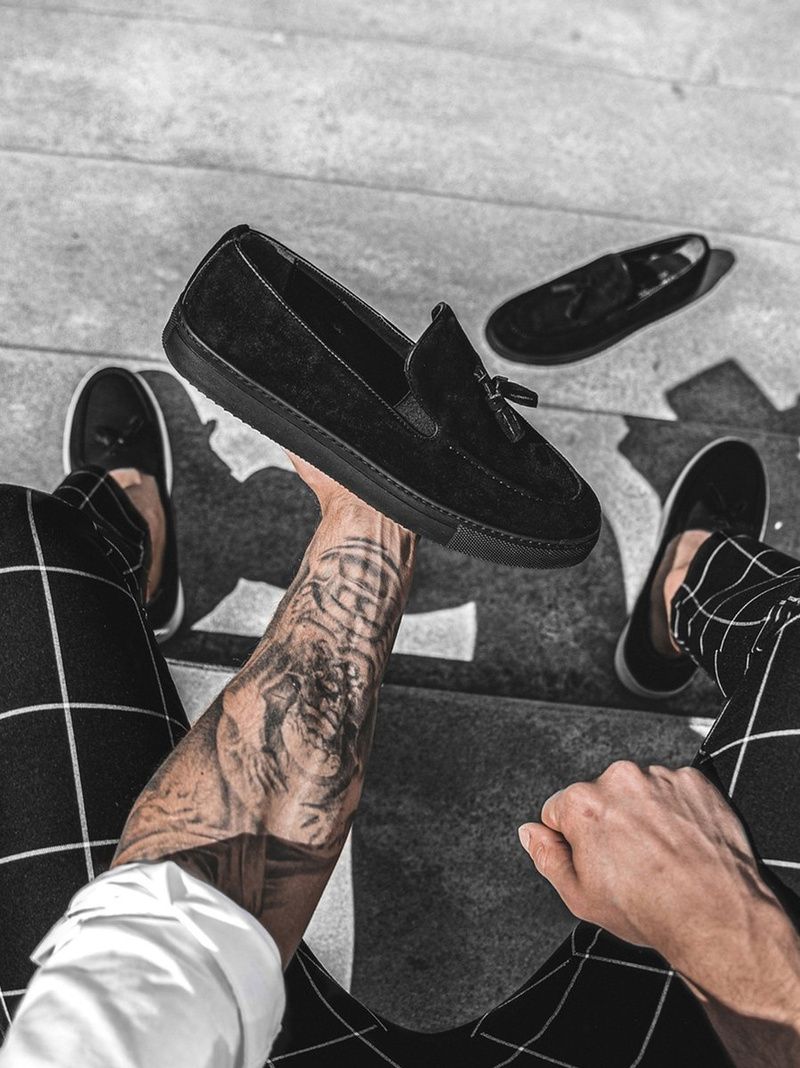 Pánské Boty Slip-On Černé TAM/475