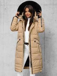 Dámská Bunda Béžová OZONEE O/W377