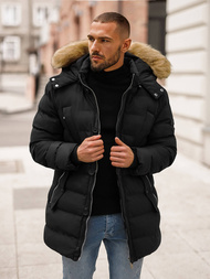 Pánská Zimní Bunda Černá OZONEE JS/5M3122/392Z