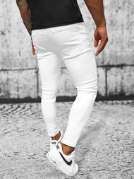 Pánské Džíny Bílé OZONEE E/5348/01