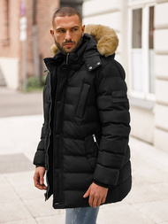 Pánská Zimní Bunda Černá OZONEE JS/5M3122/392Z