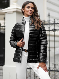 Dámská Bunda Černá OZONEE JS/16M9110/392Z