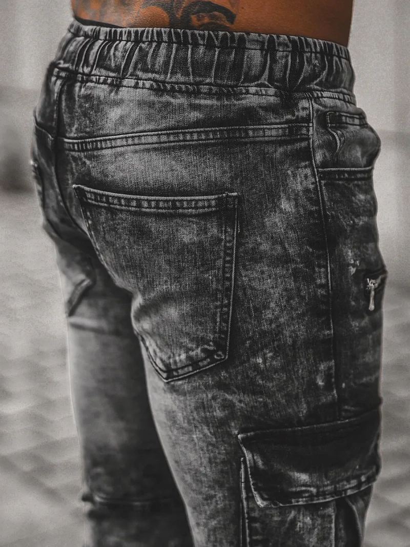 Pánské Džíny Jogger Černé OZONEE NB/MP0112N