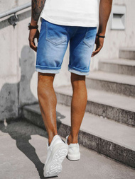 Pánské Džínové Kraťasy Světle-Modré OZONEE NB/MP0060BZ