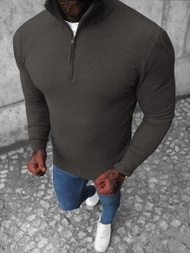 Pánský Svetr Grafitové OZONEE NB/MM6007/3