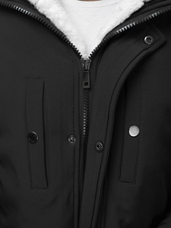 Pánská Zimní Bunda Černobílá OZONEE O/5832/22