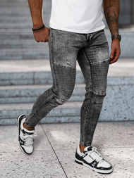 Pánské Džíny Černé OZONEE NB/MP0069N