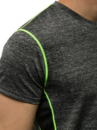 Pánské Tričko Grafitové OZONEE JS/KS2104Z