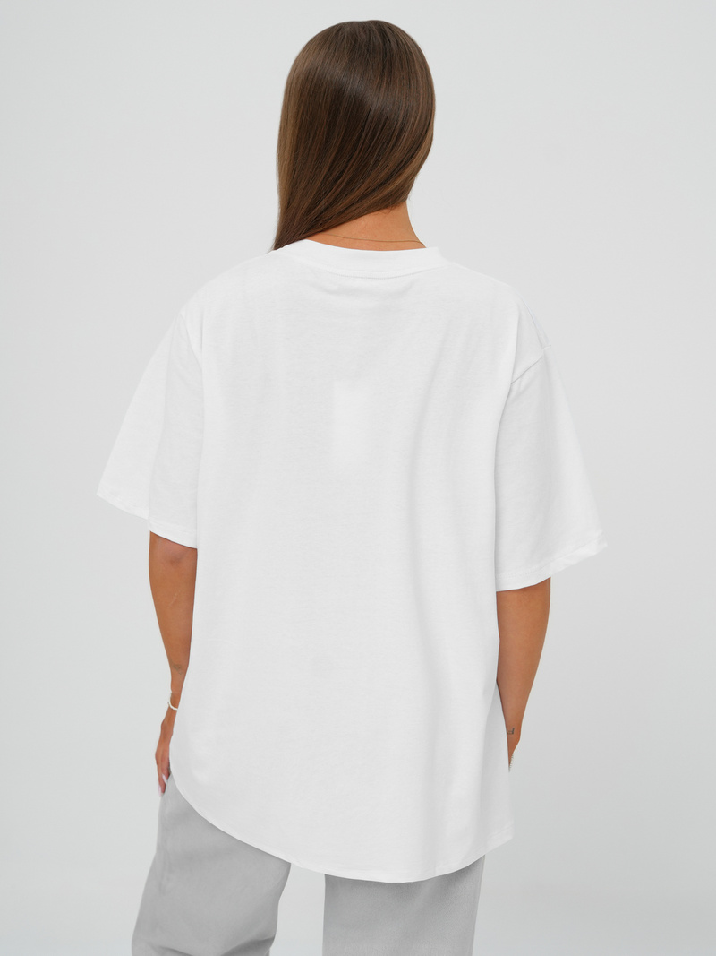 Dámské Tričko Bílé OZONEE DJ77423