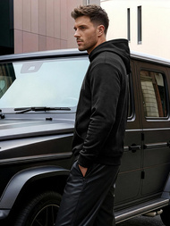 Pánská Mikina Černá OZONEE JS/8B1990/3