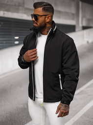 Pánská Softshellová Bunda Černá OZONEE JS/5M3105/392Z