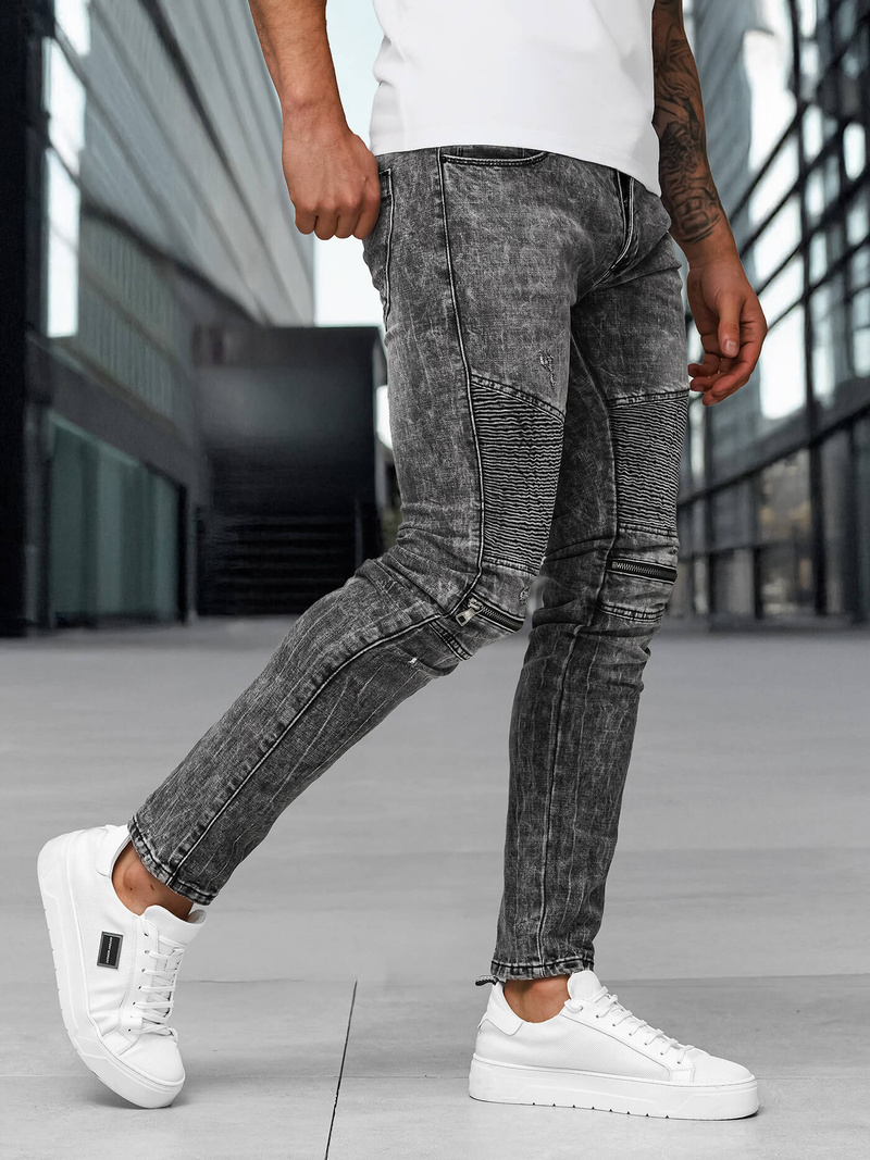 Pánské Džíny Černé OZONEE NB/MP0069NZ