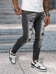 Pánské Džíny Černé OZONEE NB/MP0152N