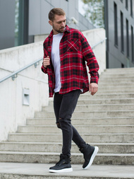 Pánské Sneakery Vysoké Černé OZONEE KN/404