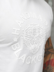 Pánské Tričko Bílé OZONEE NB/MT3019/02