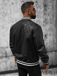 Pánská Bunda Černá OZONEE O/3A172