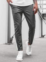 Pánské Chino Kalhoty Grafitové OZONEE DJ/5529Z