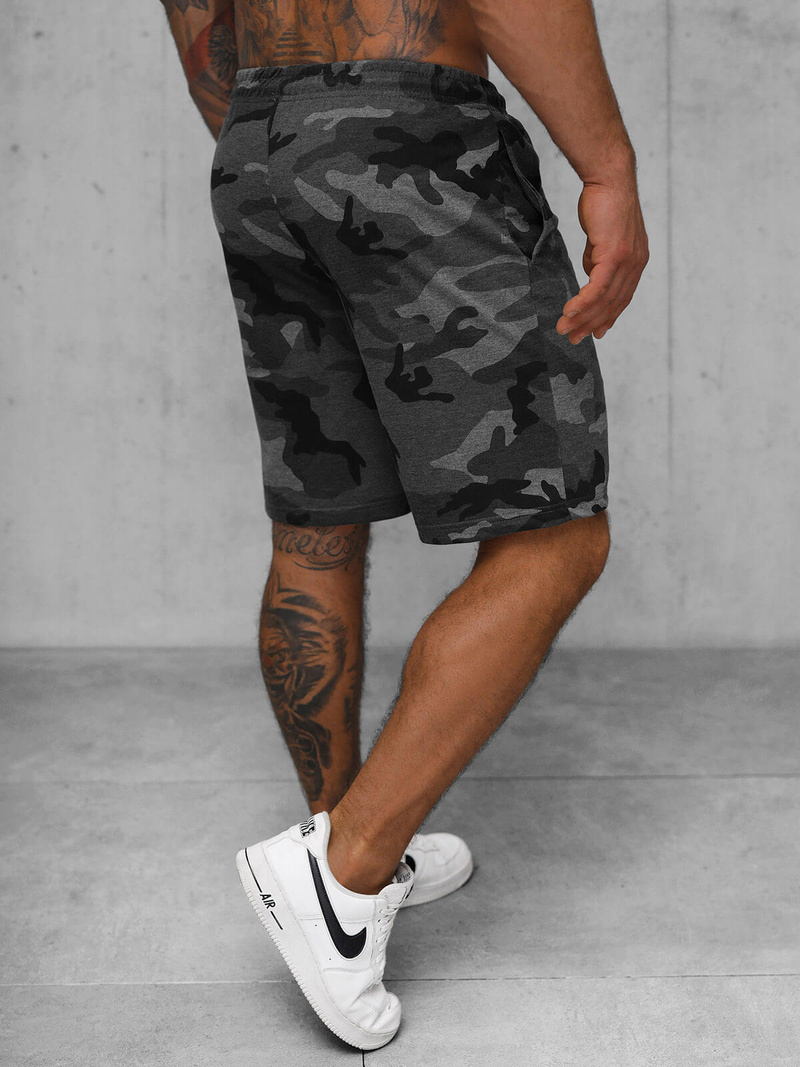 Pánské Kraťasy Grafitové OZONEE JS/8K283/5