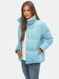 Dámská Bunda Světle-Modrá OZONEE JS/M23062/243