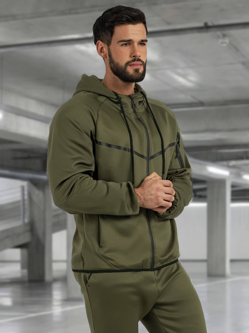 Pánská Tepláková Souprava Khaki OZONEE JS/8C1966/29