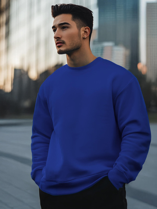 Pánská Mikina Kobaltová OZONEE JS/2001-10Z