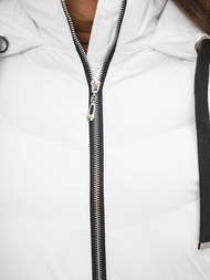 Dámská Bunda Bílá OZONEE JS/M736/281Z