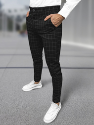 Pánské Chino Kalhoty Černé OZONEE DJ/5515