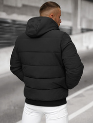 Pánská Zimní Bunda Černá OZONEE JS/31M5023/392