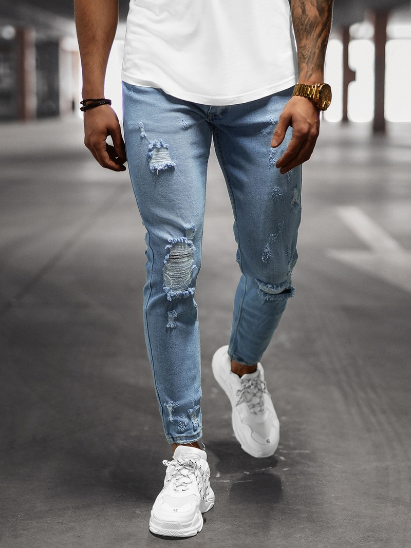 Pánské Džíny Modré OZONEE O/WE1130