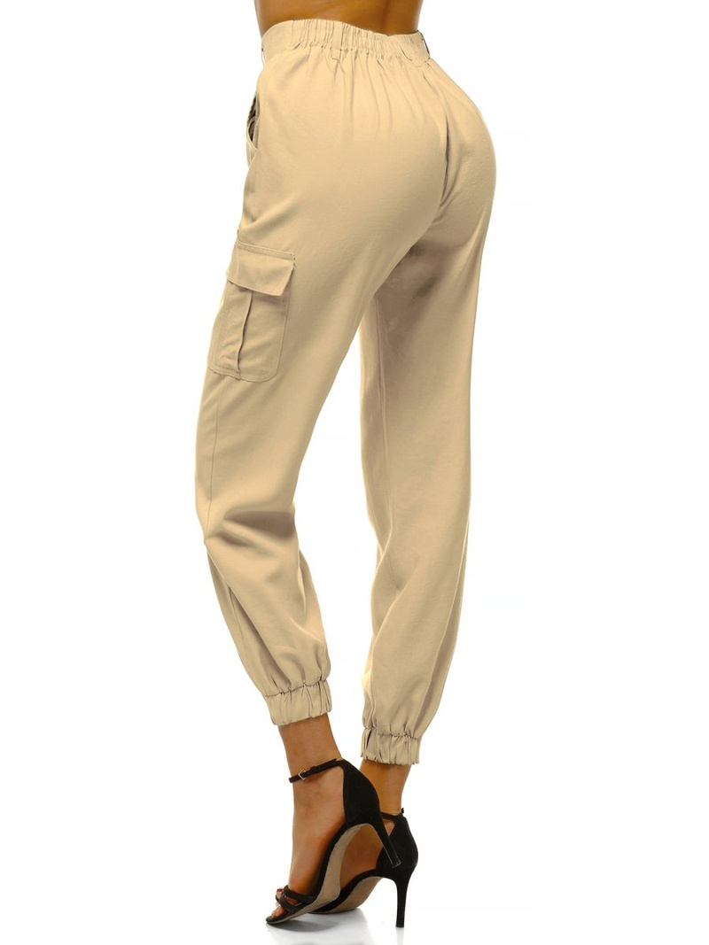 Dámské jogger kalhoty Jasně-Béžové OZONEE O/HM005