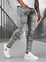 Pánské Džíny Grafitové OZONEE NB/MP0163NZ