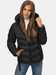 Dámská Bunda Černá OZONEE JS/M786/392