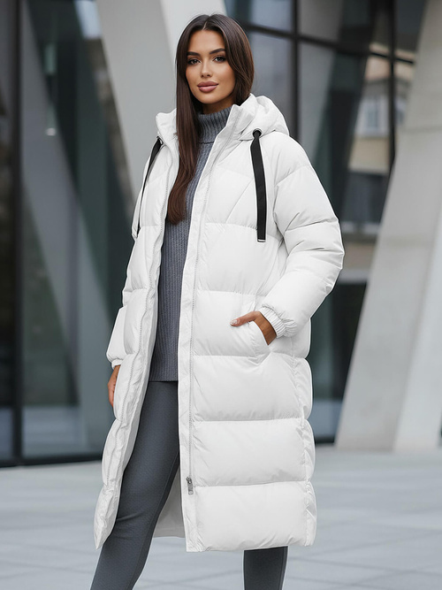 Dámská Bunda Bílá OZONEE JS/5M3163/281Z